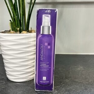 Andalou Naturals Blossom + Leaf Anti Aging Toning Refresher 6 oz SEALED